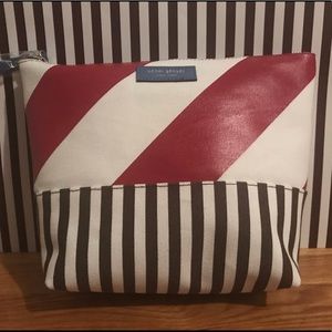 Henri Bendel striped cosmetic tote - NWOT